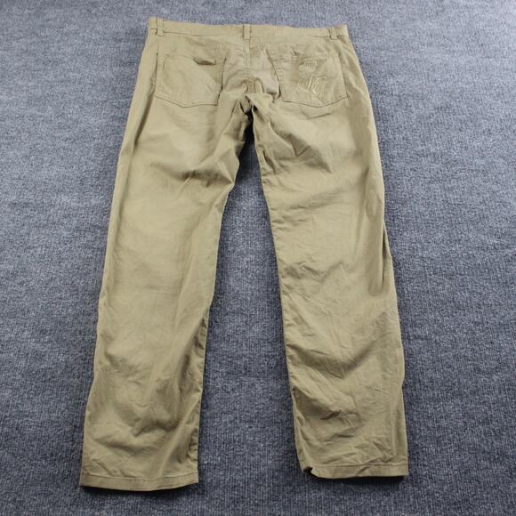 Dolce & Gabbana Jeans Mens 34x28 Khaki Skinny Stretch Made in Italy DG Logo - Picture 2 of 15